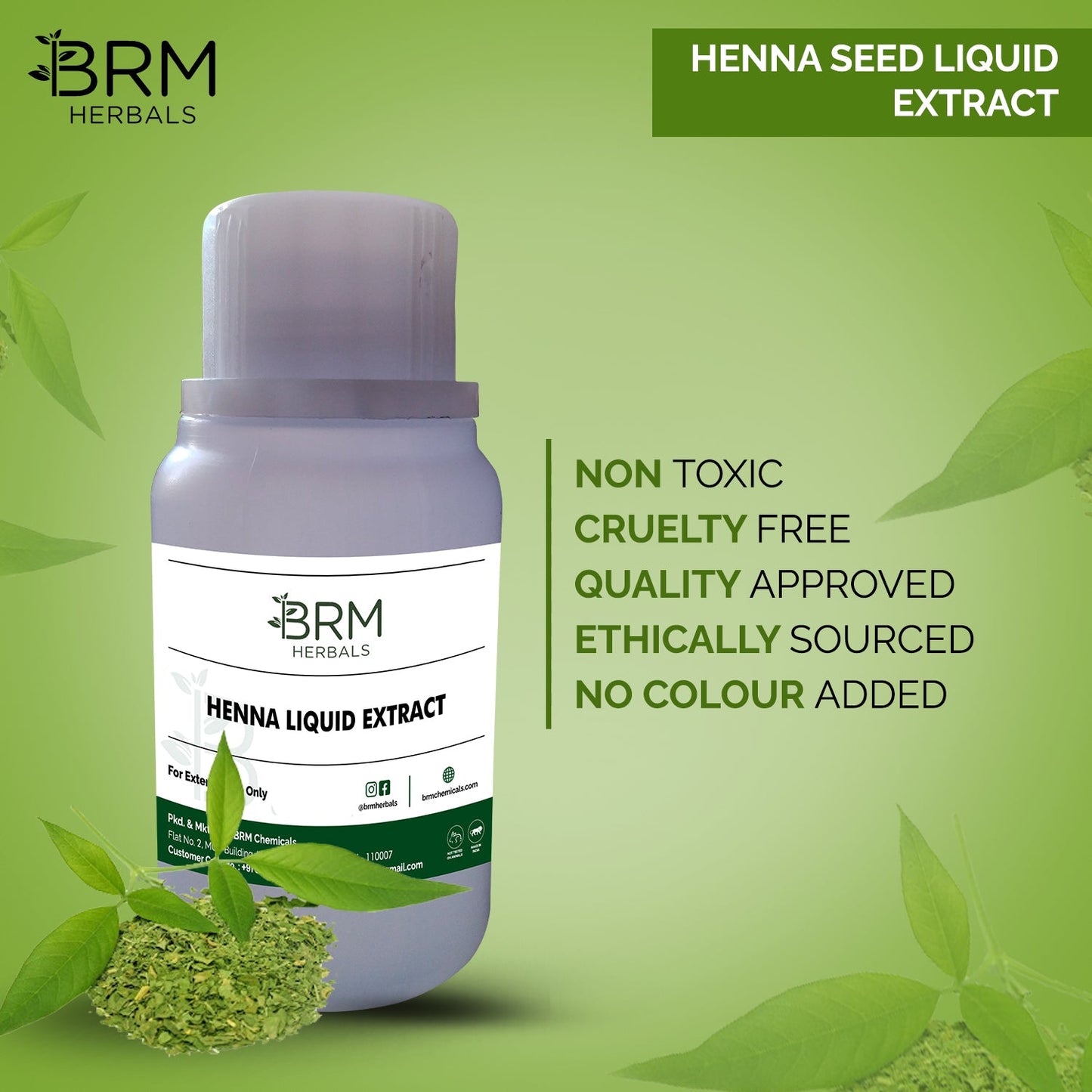Heena Liquid Extract Oil Soluble