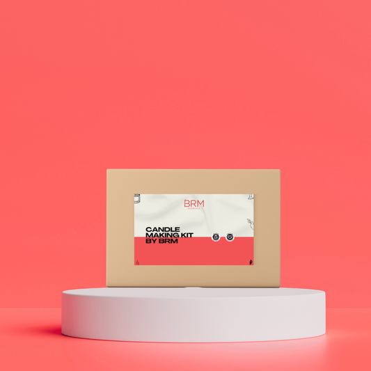 BRM Paraffin Candle Making Kit with Orange Zest and Apple Orchard Fragrance Oils