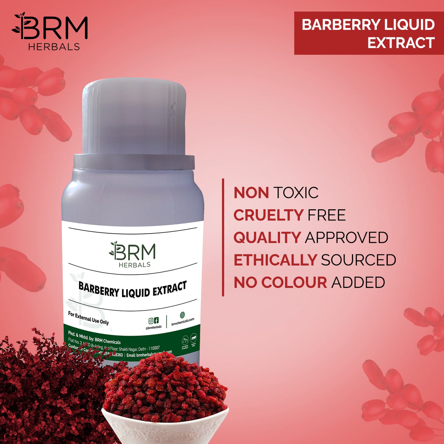 Barberry Liquid Extract Water Soluble