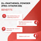 Dl - Panthenol Powder (Pro-Vitamin B5)