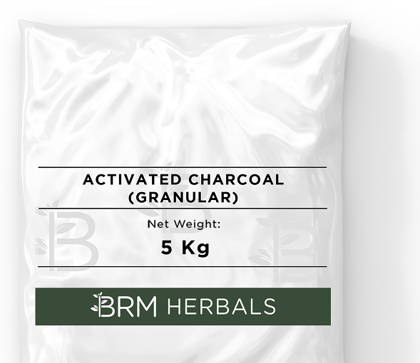 activated charcoal, 5 kg pouch of activated charcoal granular