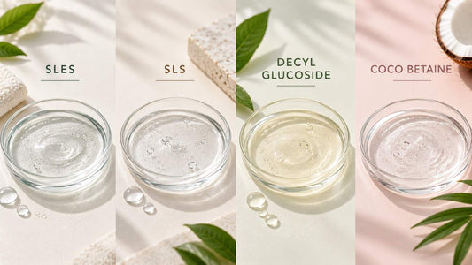 SLES vs SLS vs Decyl Glucoside vs Coco Betaine: Which Surfactant Should You Choose?