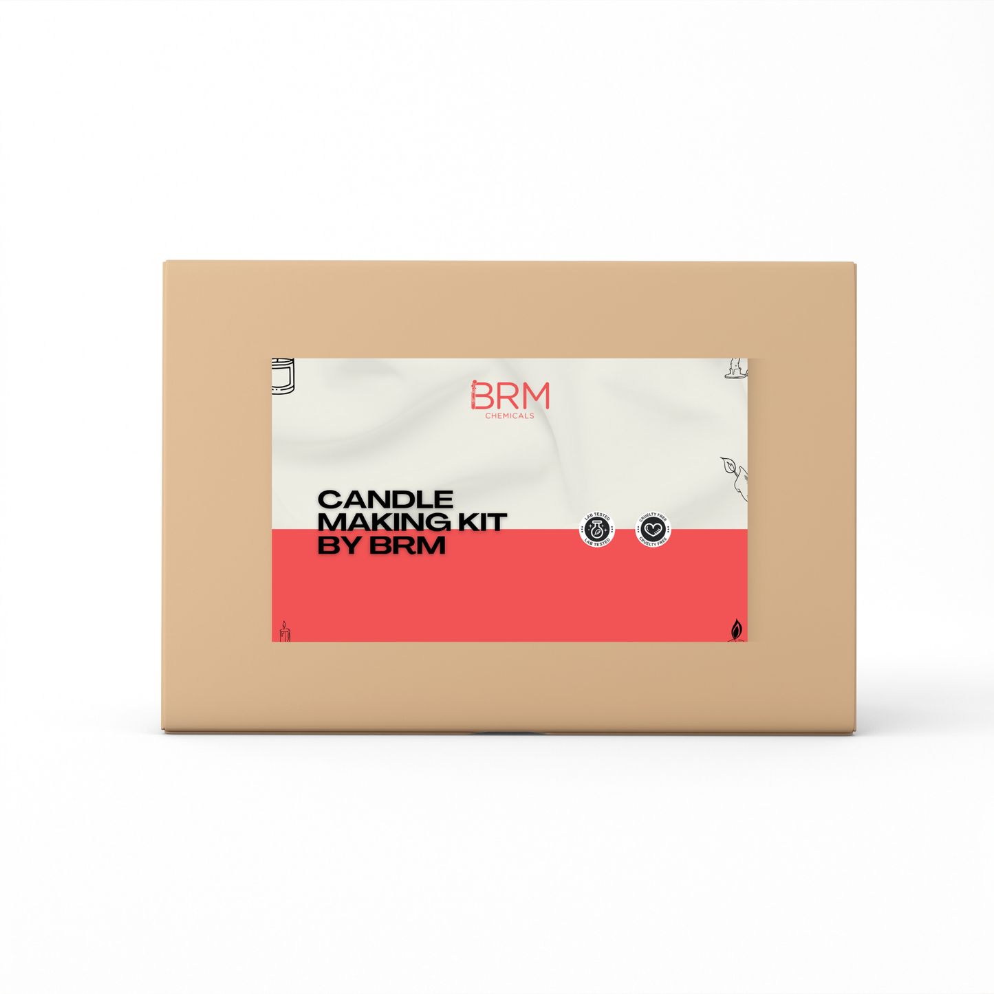 BRM Paraffin Candle Making Kit with Velvet Rose & Midnight Jasmine Fragrance Oils