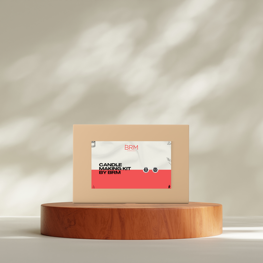 BRM Soy Candle Making Kit with Spiced Cinnamon and Sandalwood Soul Fragrance Oils