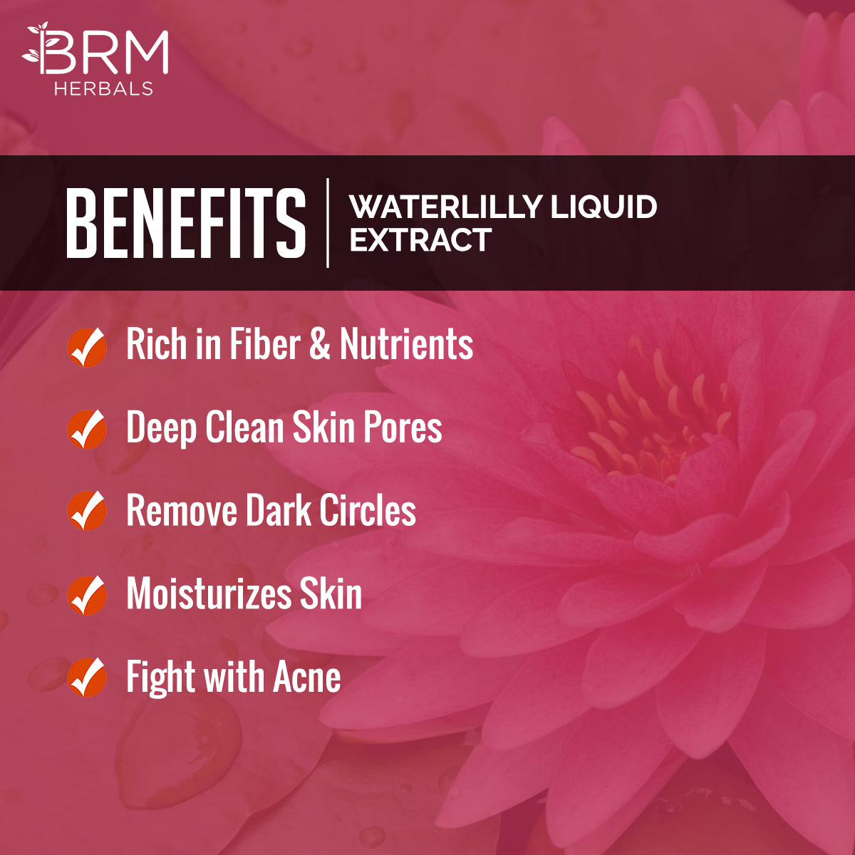 Waterlily Liquid Extract Water soluble