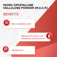 Micro Crystalline Cellulose Powder (Mccp)