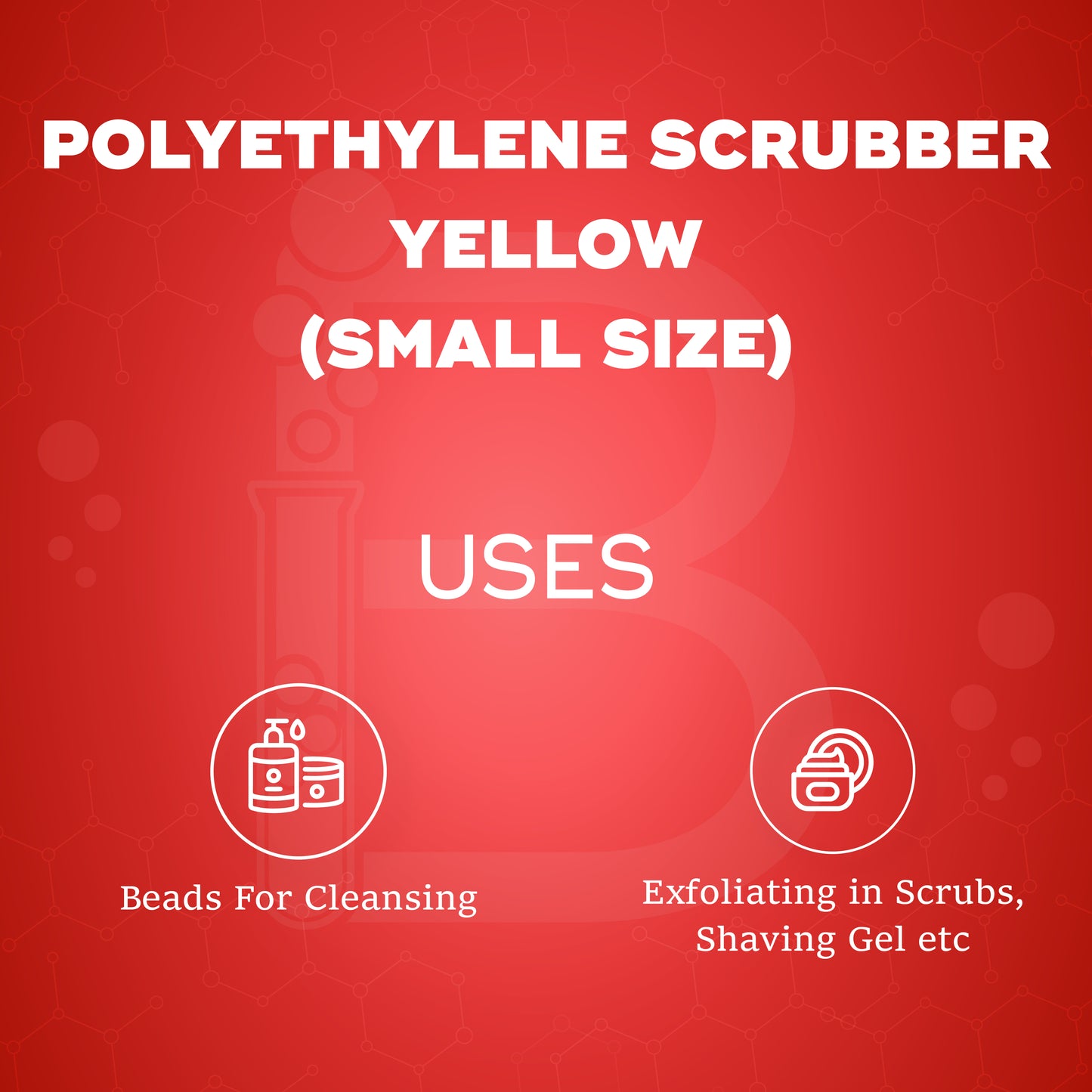 Polyethylene Scrubber Yellow (Small Size)