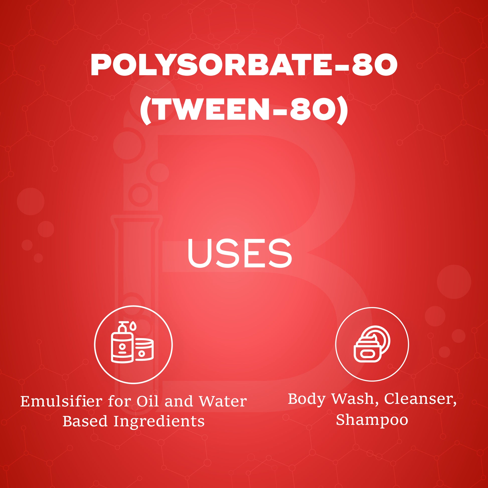 POLYSORBATE 80 T-MAZ 80 TWEEN 80 Surfactant Emulsifier 100% Pure